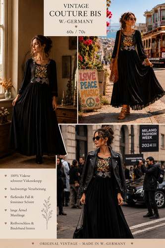 Vintage hippie kleid - hippie,