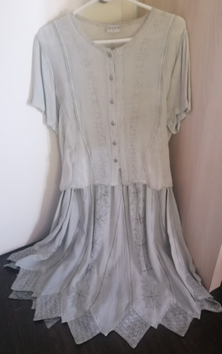 True vintage 1970er kleid - ,