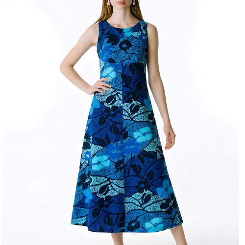 Vintage 70er jahre - vintage, maxikleid
