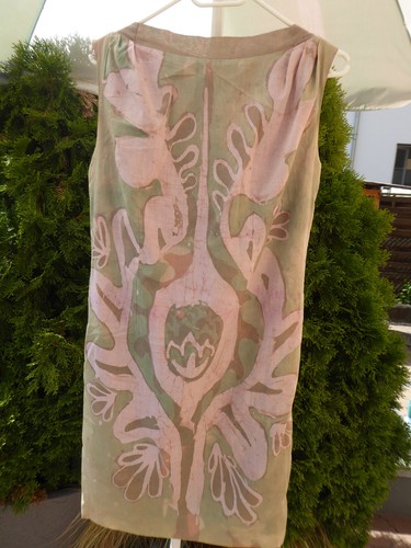 Vintage batik etuikleid - vintage, batik-etuikleid