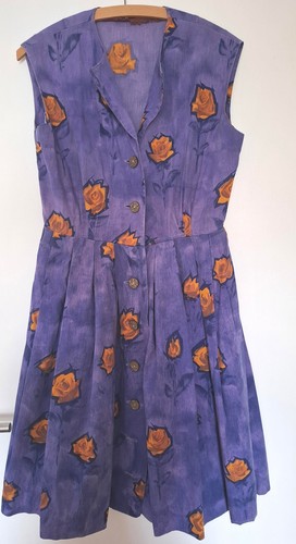 Vintage damenkleid 38 aus - gr.,