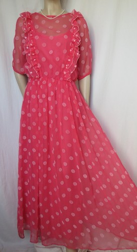 Vintage kleid pink rosa - vintage,