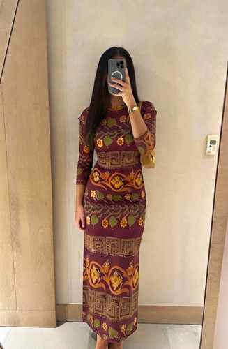 Vintage 70er hippie maxikleid - vintage,
