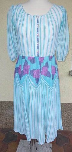 Damen kleid vintage weiß - kleid,