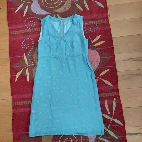 Vintage kleid türkis - vintage, gr.