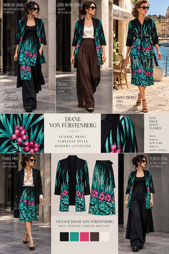 Fürstenberg wickelrock kimono - fürstenberg,