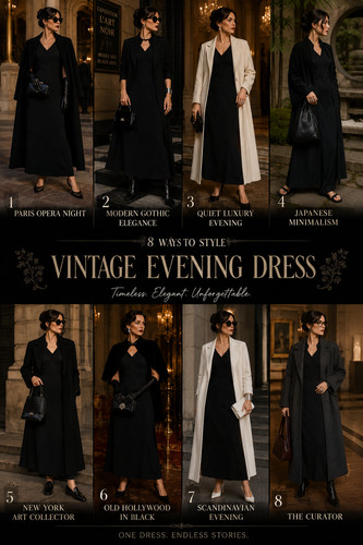 Vintage abendkleid 70er - abendkleid,