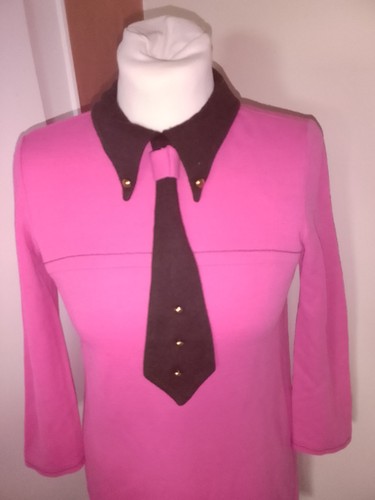 70er 70s vintage kleid - kleid, mini
