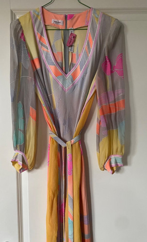 Leonard vintage kleid - kleid, bunt