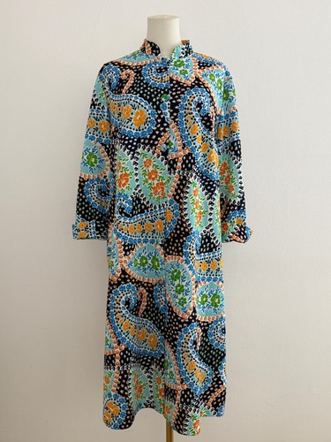 Vintage damen kleid bunt - kleid,